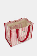 Laden Sie das Bild in den Galerie-Viewer, Shopper Claude Streifen Rot &amp; Rosa