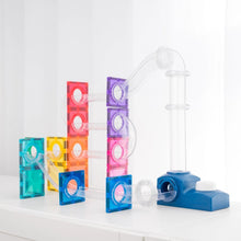 Laden Sie das Bild in den Galerie-Viewer, Magnetbausteine Ball Run Launcher Pack 47 Teile