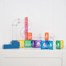 Laden Sie das Bild in den Galerie-Viewer, Magnetbausteine Ball Run Launcher Pack 47 Teile