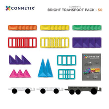 Laden Sie das Bild in den Galerie-Viewer, Magnetbausteine Bright Transport Pack 50 Teile