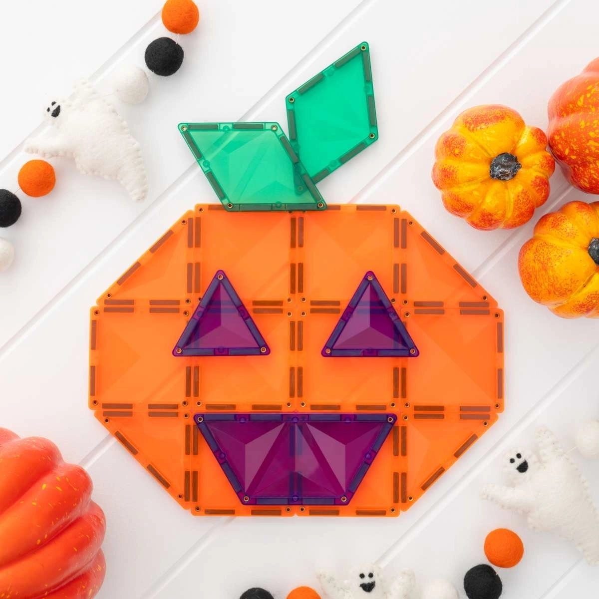 Magnetbausteine Halloween Pumpkin Pack 17 Teile