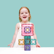 Laden Sie das Bild in den Galerie-Viewer, Magnetische Bausteine Pastel Portal Pack 48 Teile
