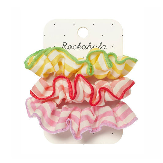 Candy Stripe Scrunchie Set