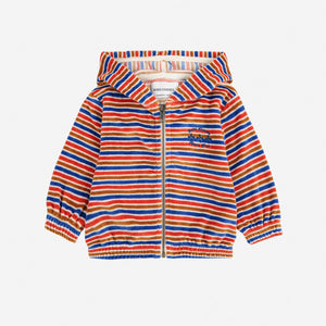 Baby Have Fun Striped Zipped Hoodie