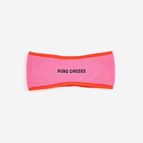Polar Fleece Stirnband Pink