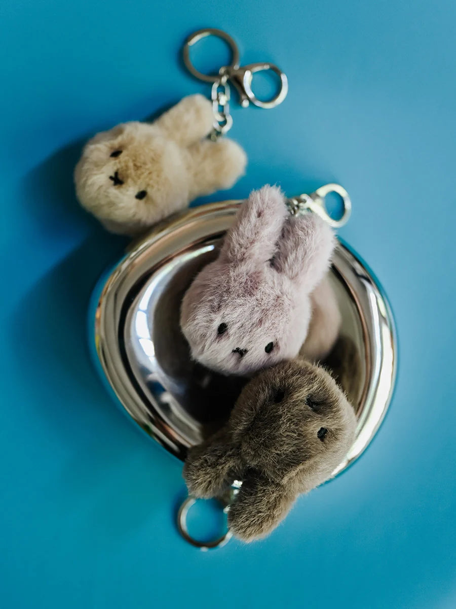Miffy Eco Fuzzy Schlüsselanhänger Beige