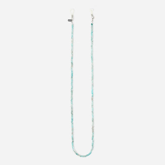 Brillenband Perlen Turquoise Stone