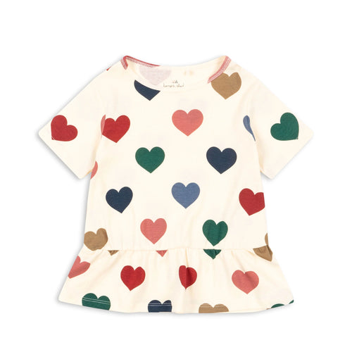 T-shirt Bon coeur coloré