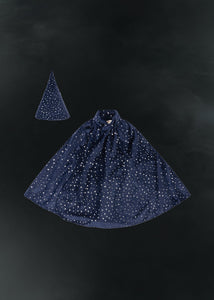 Zauberer Kostüm blau
