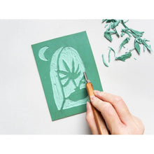 Laden Sie das Bild in den Galerie-Viewer, DIY Set Linoldruck-Karten