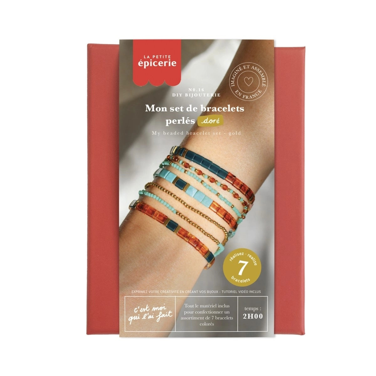 DIY Set Perlenarmbänder Gold