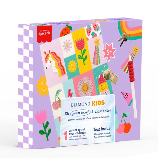 Diamond Painting Set Kids "Tagebuch"