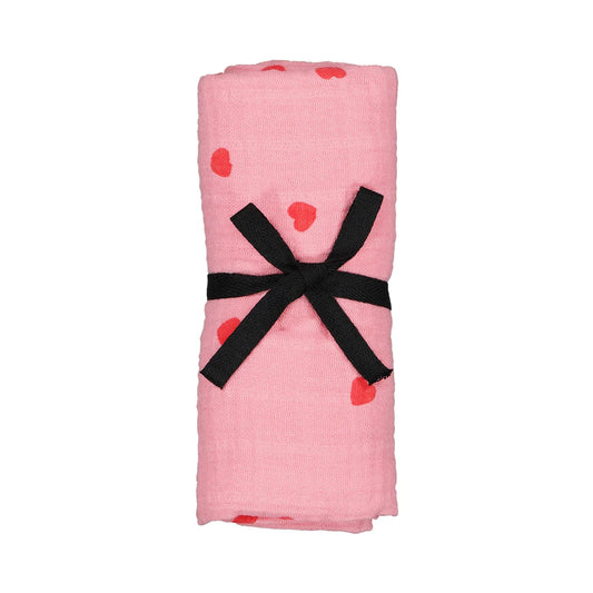 Mini Swaddle Bianca "Pink Heart"