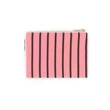 Laden Sie das Bild in den Galerie-Viewer, Mini Pouch Marie "Stripes Tennis Funky Pink"