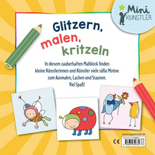 Laden Sie das Bild in den Galerie-Viewer, Mein 1. Glitzer-Malspaß - Kleiner Garten