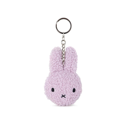 Flacher Miffy Eco Teddy Schlüsselanhänger Lavender