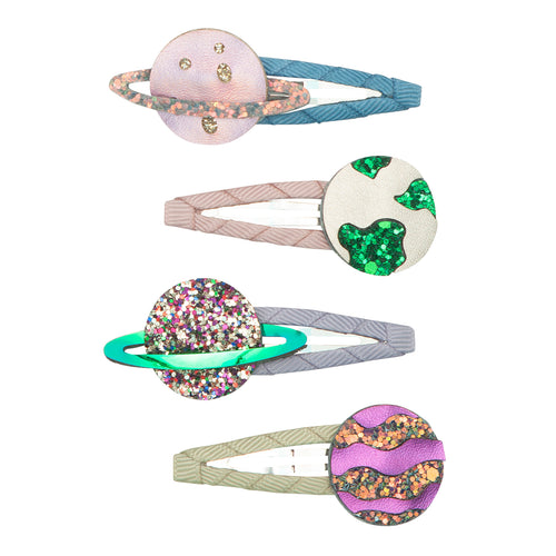 Solar System Haarspangen 4er Set