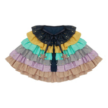 Laden Sie das Bild in den Galerie-Viewer, Rainbow Ruffle Cape