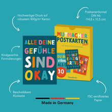 Laden Sie das Bild in den Galerie-Viewer, Mutmacher-Postkarten Bunt