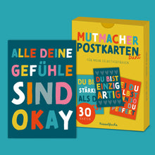 Laden Sie das Bild in den Galerie-Viewer, Mutmacher-Postkarten Bunt