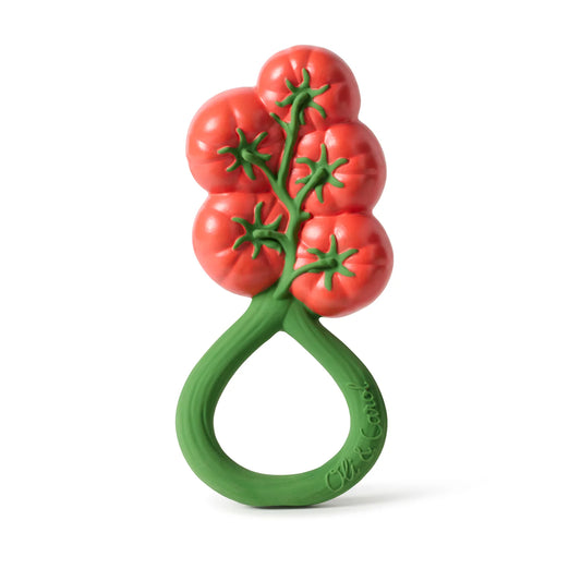 Zahnungshilfe und Rassel "Tomate"