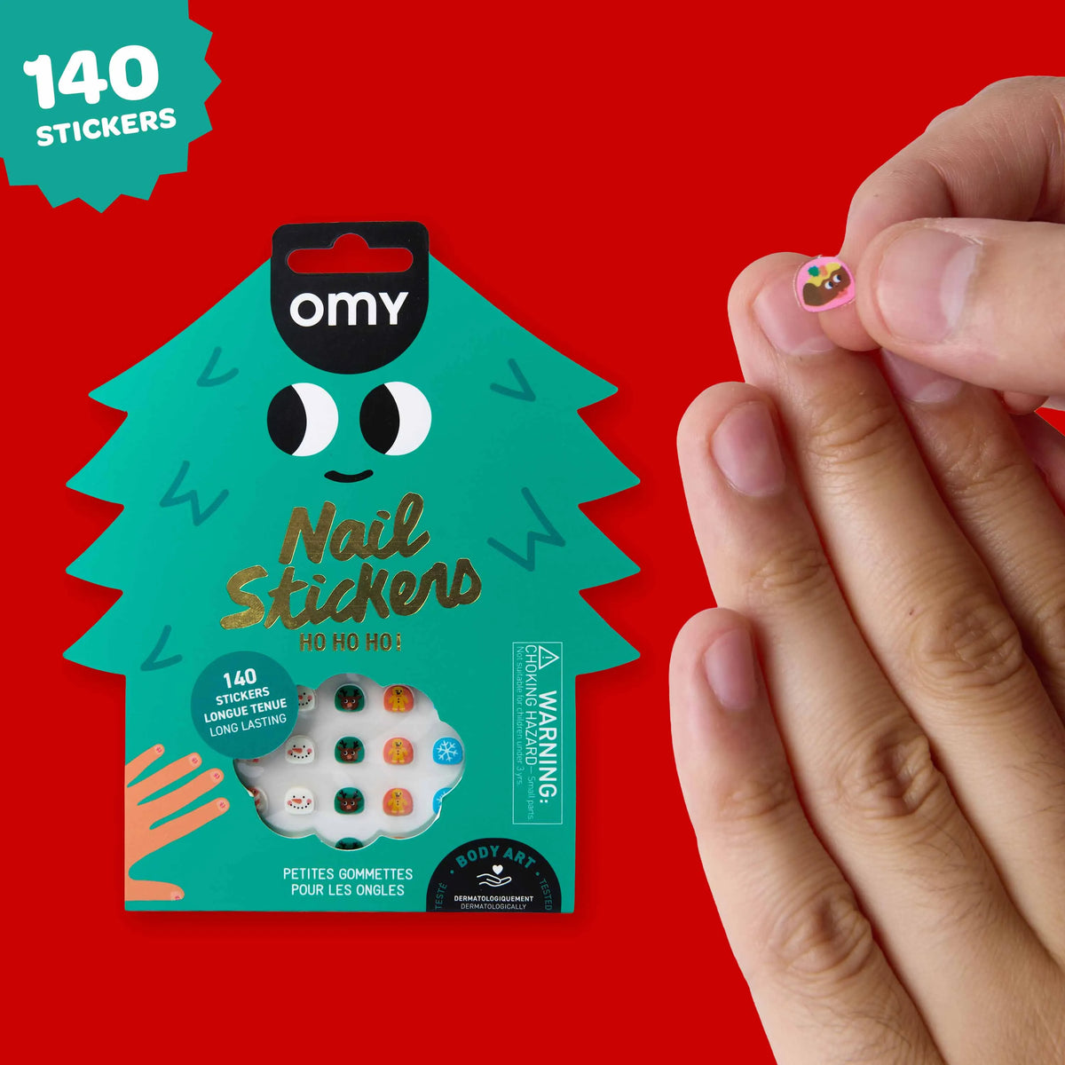Ho Ho Ho Nagelsticker