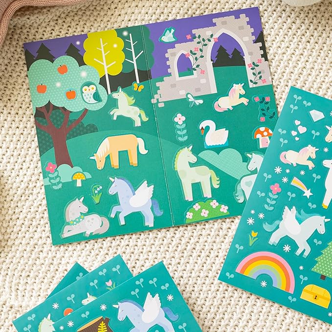 Mini Stickerset Einhorn Wald