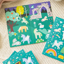 Laden Sie das Bild in den Galerie-Viewer, Mini Stickerset Einhorn Wald