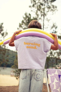 T-Shirt Lavender / "burning sand"