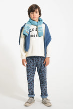 Laden Sie das Bild in den Galerie-Viewer, Hose Blue Animal Print