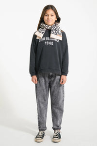 Sweatshirt Faded Black Jimi Hendrix