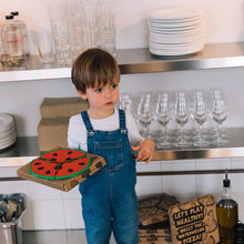 Laden Sie das Bild in den Galerie-Viewer, Wally the Watermelon Pizza Baby Puzzle