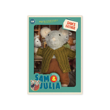 Laden Sie das Bild in den Galerie-Viewer, Kuscheltier Maus &quot;Sam`s Vater&quot;