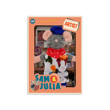 Laden Sie das Bild in den Galerie-Viewer, Kuscheltier Maus &quot;Künstler&quot;