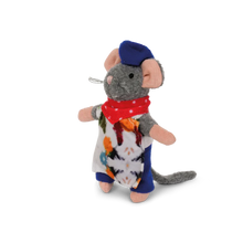 Laden Sie das Bild in den Galerie-Viewer, Kuscheltier Maus &quot;Künstler&quot;