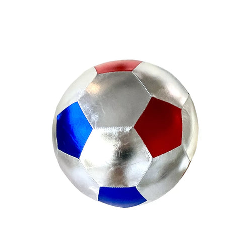 Ball Fußball silber