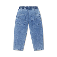 Laden Sie das Bild in den Galerie-Viewer, Schlupfjeans No sweat pant acid blue