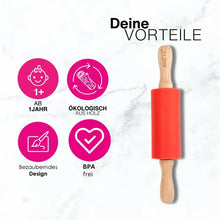 Laden Sie das Bild in den Galerie-Viewer, Rolle Rolli Rot