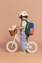 Laden Sie das Bild in den Galerie-Viewer, Romy Kinderrucksack Tricolore Electric Blau