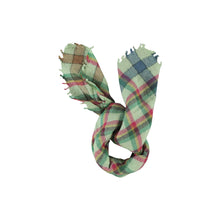 Laden Sie das Bild in den Galerie-Viewer, Schal Light Green Checkered