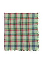 Laden Sie das Bild in den Galerie-Viewer, Schal Light Green Checkered