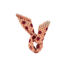 Laden Sie das Bild in den Galerie-Viewer, Schal Orange Checkered Dots