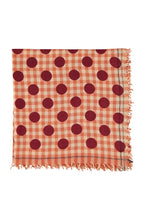Laden Sie das Bild in den Galerie-Viewer, Schal Orange Checkered Dots