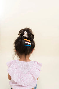 Haarspangen 3er Set Waves Fluor