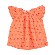 Laden Sie das Bild in den Galerie-Viewer, Kurzes Kleid Cherries Red &amp; White Checkered