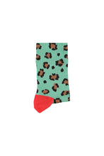 Laden Sie das Bild in den Galerie-Viewer, Socken Grün Animal Print