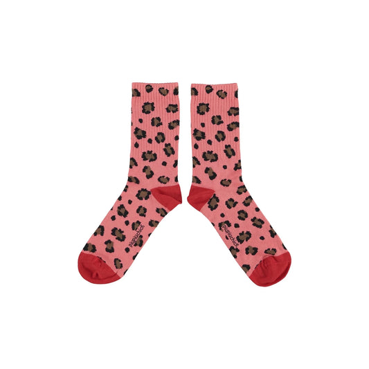 Socken Pink Animal Print