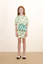 Laden Sie das Bild in den Galerie-Viewer, Oranges Puffärmel Kleid