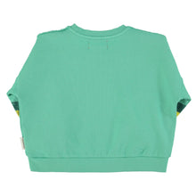 Laden Sie das Bild in den Galerie-Viewer, Sweatshirt Green Multicolor Stripes