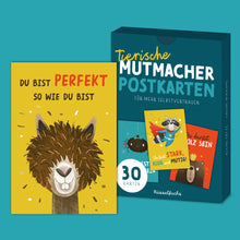Laden Sie das Bild in den Galerie-Viewer, Tierische Mutmacher-Postkarten